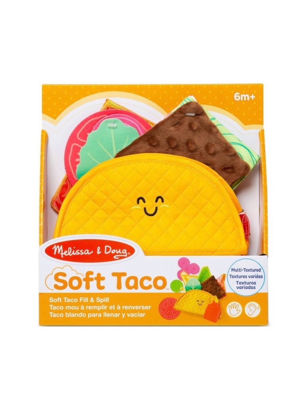 Melissa & Doug Sensory Taco Fill & Spill Toy